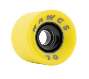 Hawgs Supreme Yellow Longboard / Cruiser Wheels 70mm 78A
