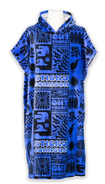 Hooded Towel Aotearoa Blue