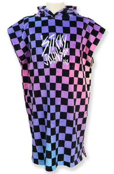 Hooded Towel Checker Gradient