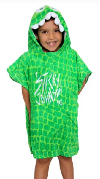 Hooded Towel Kids Dino