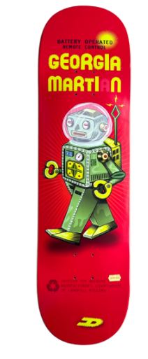 Toy Machine Georgia Martian Robot Deck 8.25"